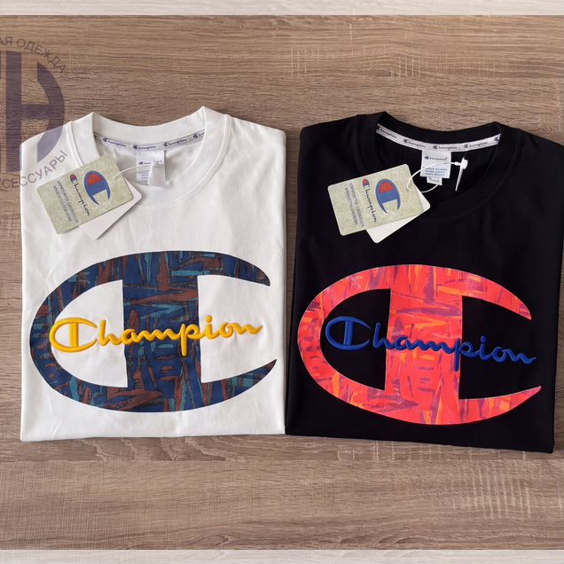 Футболка Champion 2 цвета (Оригинальное качество)