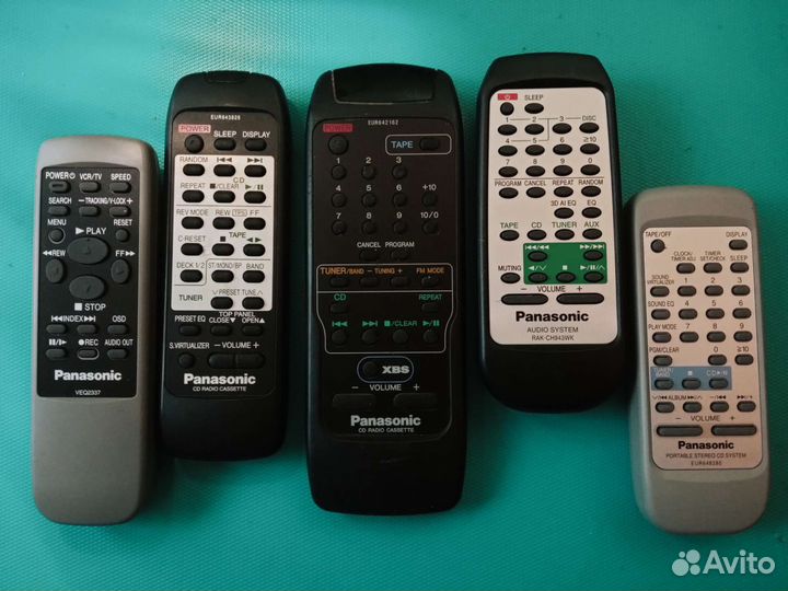 Пульты ду Panasonic разные в объявлении