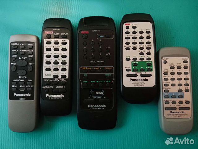 Пульты ду Panasonic разные в объявлении