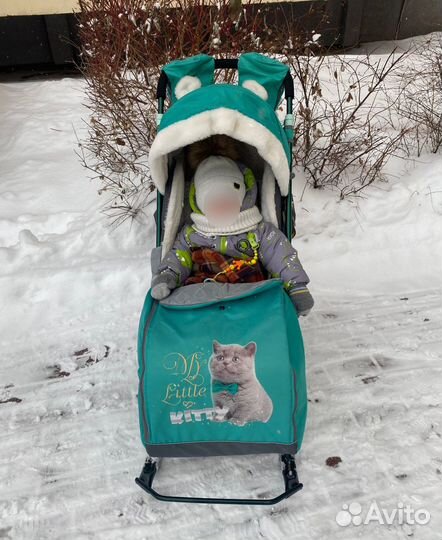Санки коляска ника 7 8