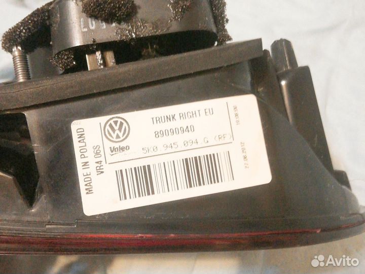 Фары задание Фолцваген Polo