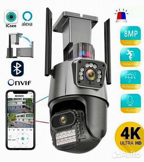 Камера видеонаблюдения wifi уличная