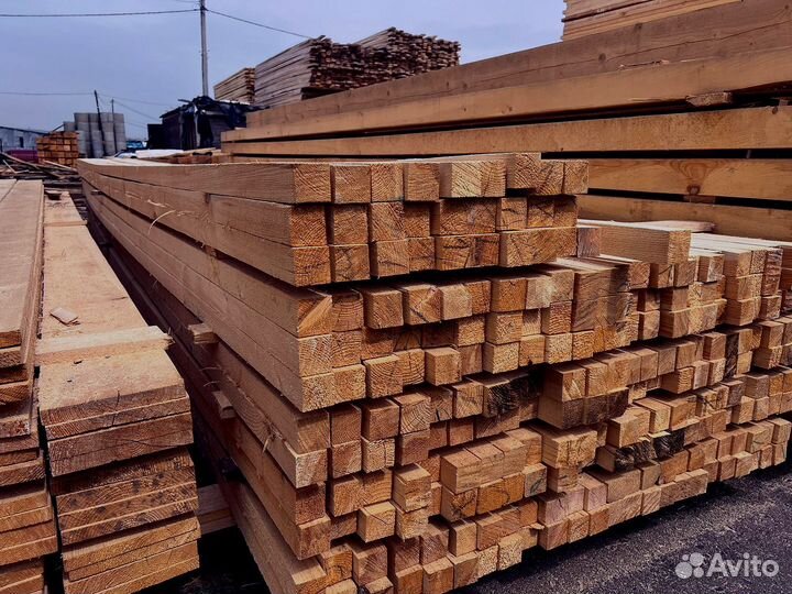 Доска обрезная 40х150х6000мм от производителя