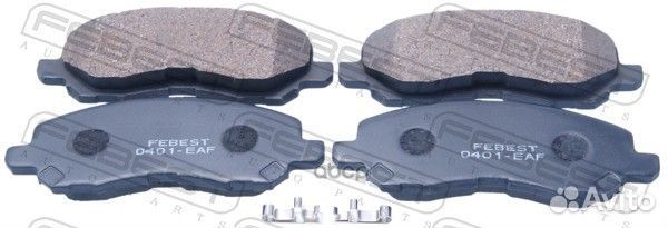 Колодки тормозные дисковые 0401-EAF 0401-EAF Fe