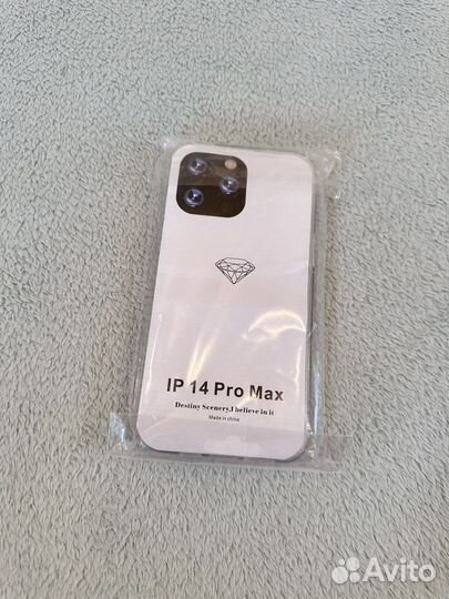 Прозрачный чехол iPhone 14 pro max новый