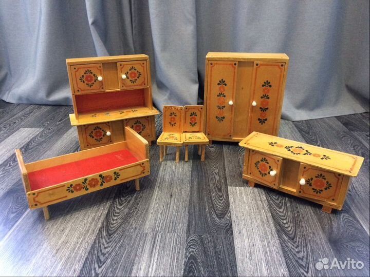 Мебель для игрушек раритет СССР 1986 Вятка