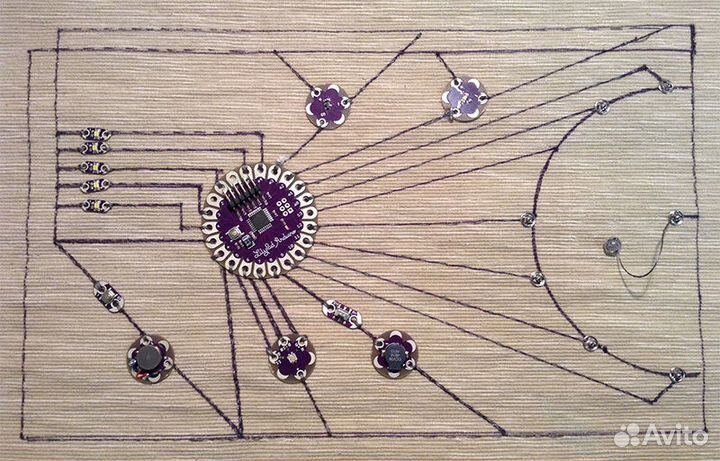 Контроллеры LilyPad 328 для одежды