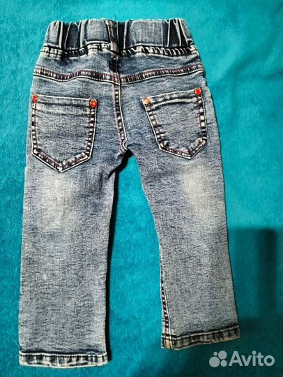 Джинсы для девочки 86