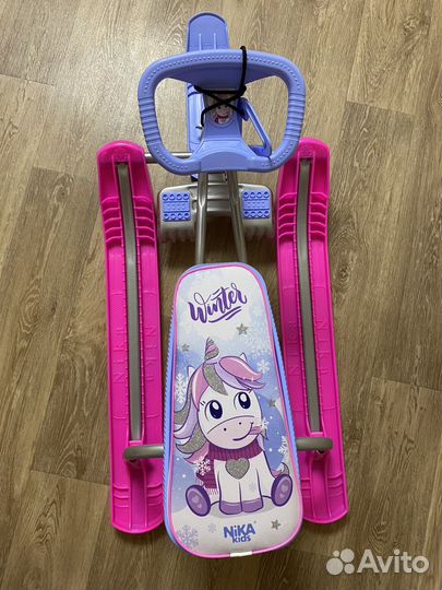 Снегокат новый Ника единорог