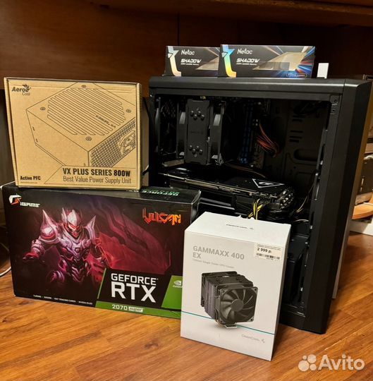 Игровой компьютер rtx 2070 super ryzen 5 5600x