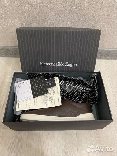 Мужские кеды ermenegildo zegna