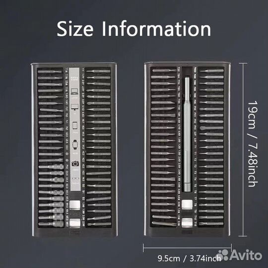 Набор отверток 102 предмета (аналог Xiaomi)