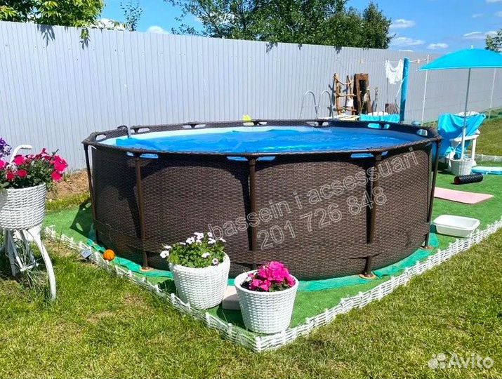 Каркасный бассейн Ротанг