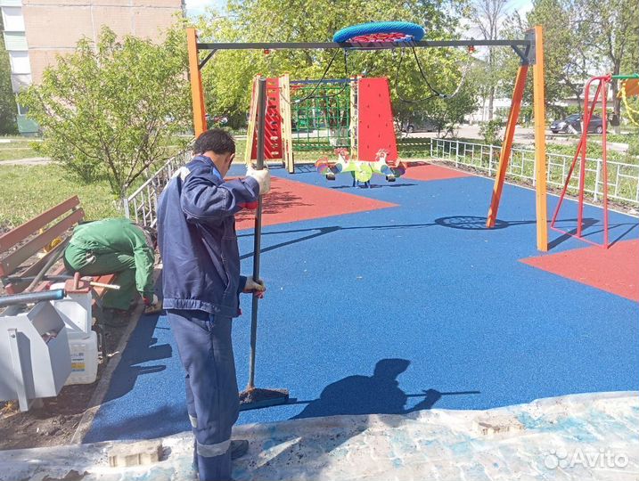 Бесшовное резиновое покрытие для подрядчиков