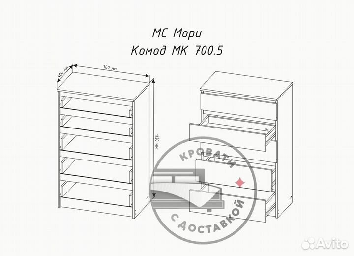 Комод мальм