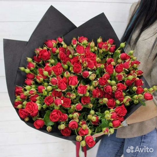 Цветы розы букет