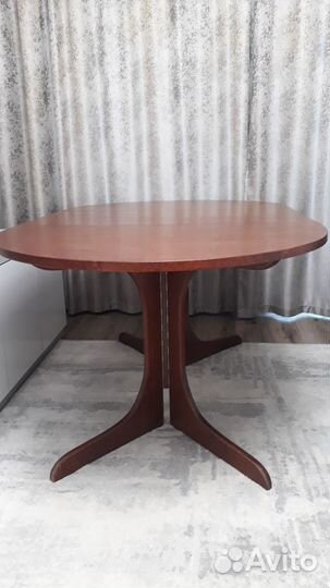 Стол обеденный овальный раздвижной 