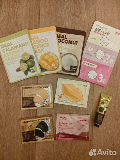 Подарочный Бьюти бокс (маски, патчи, крем)