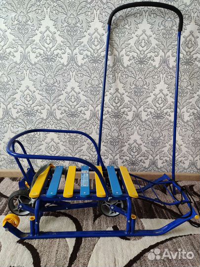 Санки на колесах 