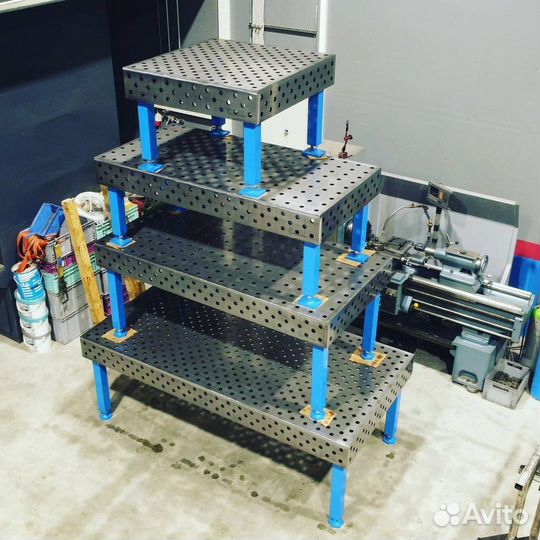 Сварочный 3D стол 1200х800х100 толщиной 10 мм