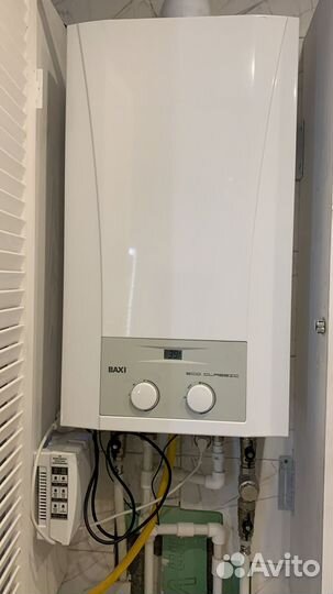 Настенный двухконтурный газовый котел бу