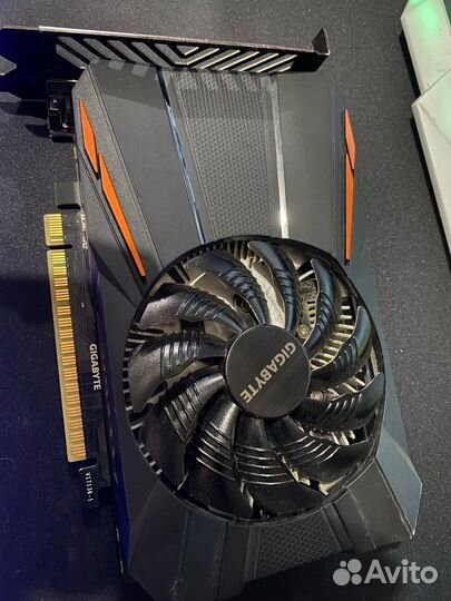 Видеокарта gigabyte GeForce GTX 1050 Ti D5 4G