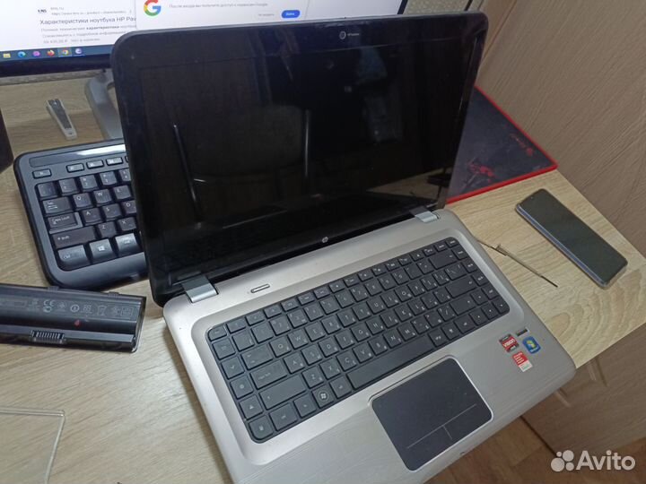 Ноутбук hp pavilion dv6-3090er разбор