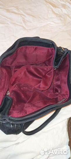 Сумка кожаная, Франция. 40х27 см