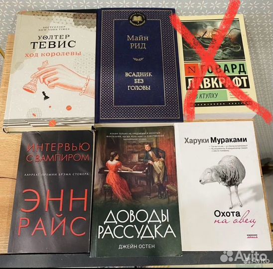 Книги, перечень в описании