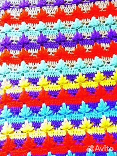 Плед для малышша ручной вязки