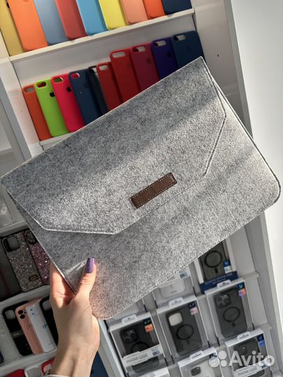 Фетровый чехол для MacBook air 13.6/air 13.3