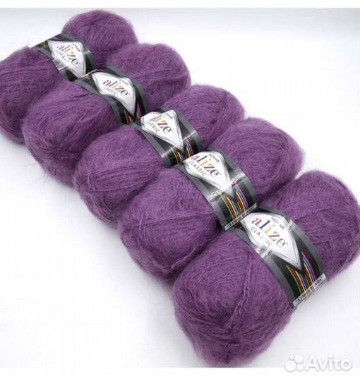 Пряжа для вязания мохер