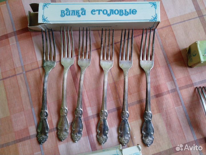 Вилки посеребренные СССР