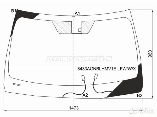 Стекло лобовое