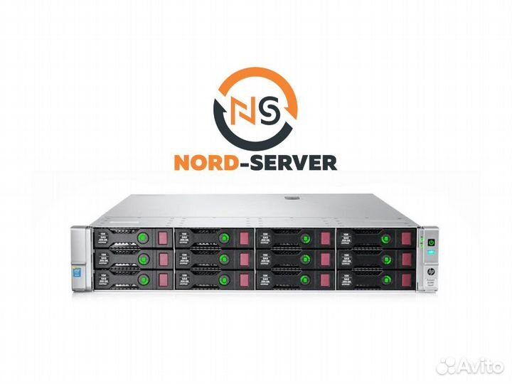 Сервер HP DL380 Gen9 15LFF 2x E5-2697 v3 384GB