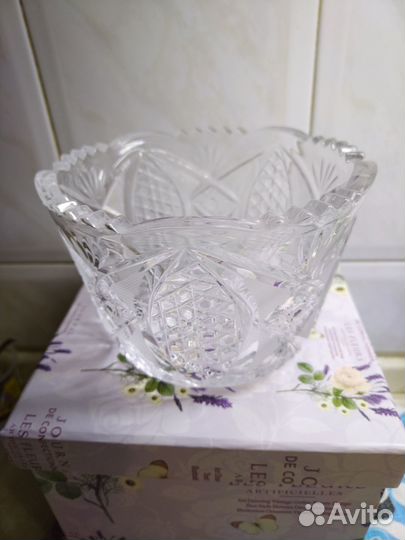 Хрустальная конфетница/салатник/ваза СССР