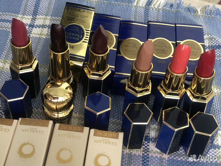 Губные помады Givenchy, Dior, Guerlain