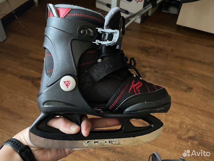 Коньки ледовые раздвижные K2