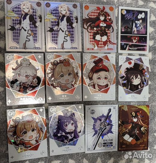 Коллекционные карточки genshin impact