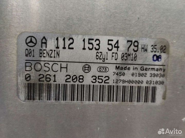 Блок управления двигателем Mercedes E W211