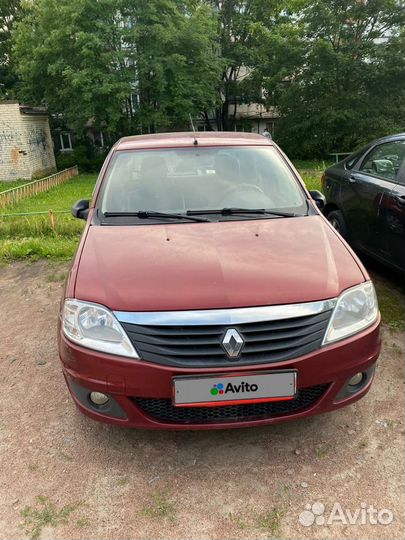 Renault Logan 1.4 МТ, 2012, битый, 203 365 км