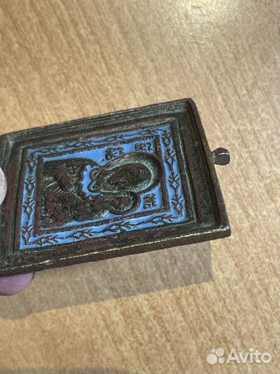 Икона плашка Смоленская