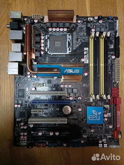 Материнская плата 775 asus p5q-e