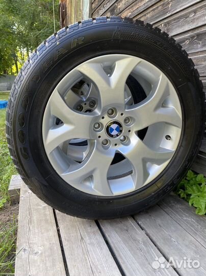 Диски r18 BMW x5 с зимней резиной Good Year 255/55