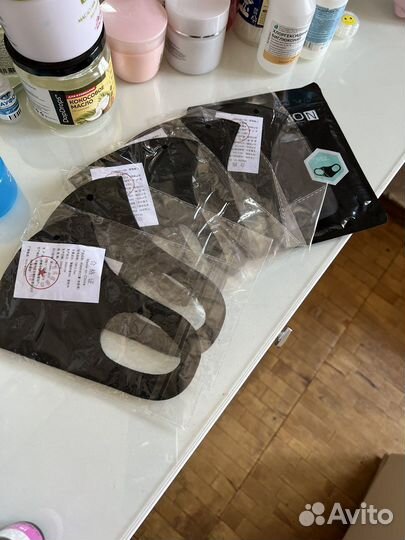 Маска медицинская черная