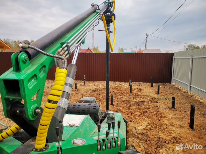 Винтовые сваи под ключ установка