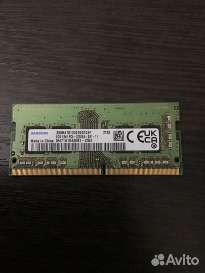 Оперативная память ddr4 8gb samsung 3200