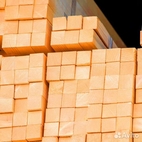 Строганный брус лиственница 90х90х6000мм