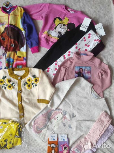 Вещи пакетом на девочку 110-116