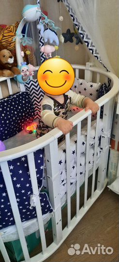 Детская кроватка трансформер 8 в 1